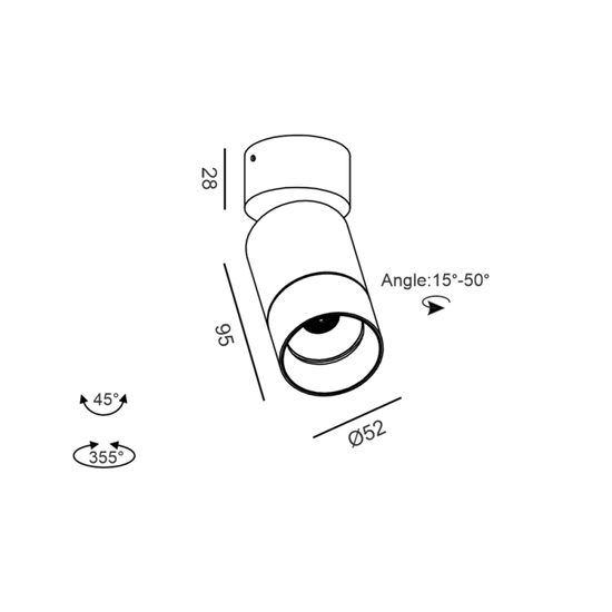 TUB M SA ZOOM - schema dimensiuni
