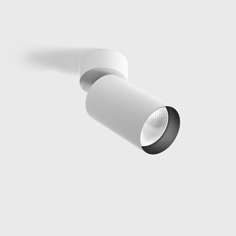 Spot LED aplicat orientabil TUB M SA NB Alb - Decorevo