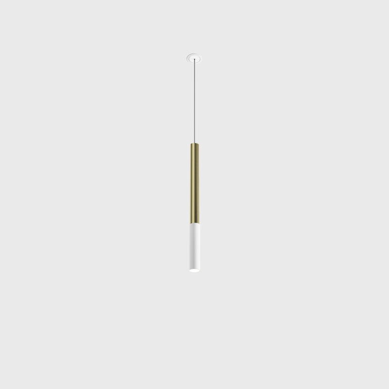 Corp de iluminat LED suspendat MATCH S P 450 NANO – D25mm, H450mm, cu bază încastrată cu ramă, IP20