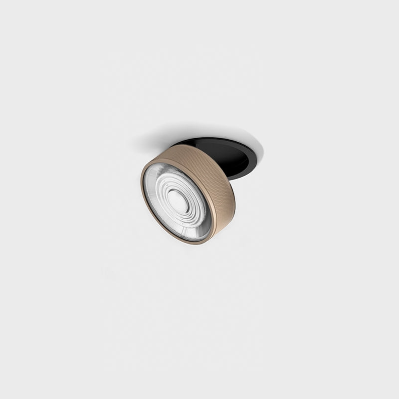 Spot LED încastrat orientabil SOL IN MINI Negru/Sahara Bej - Decorevo
