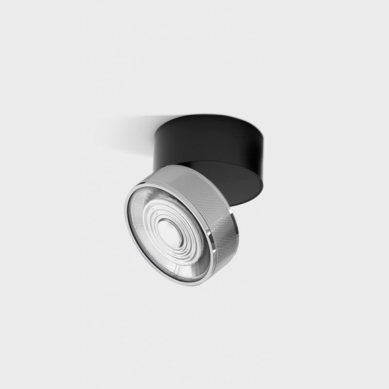 Spot LED aplicat orientabil SOL SURF Negru/Crom (finisaj nou) - Decorevo