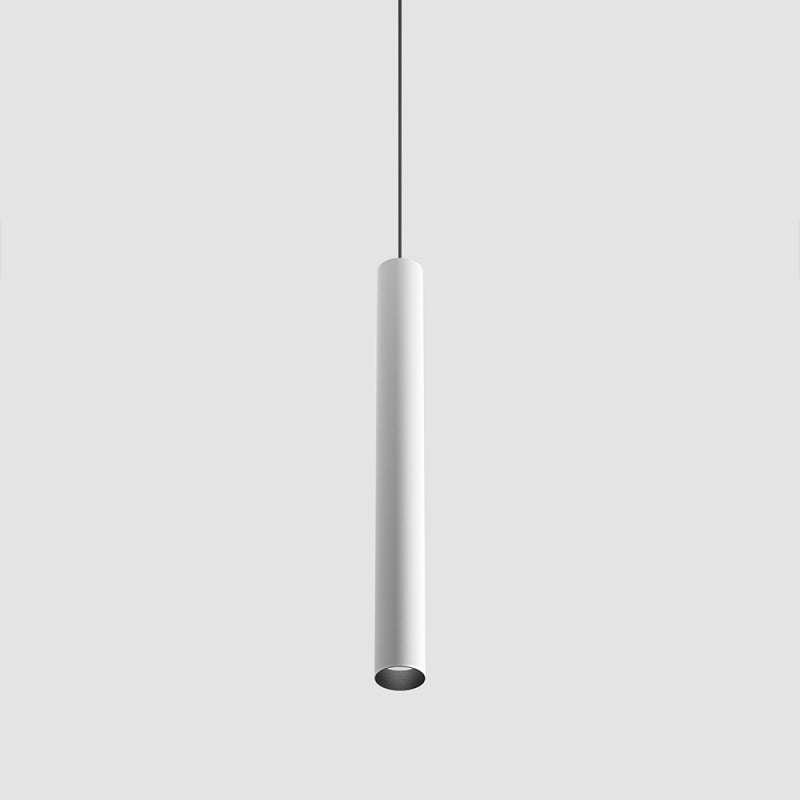 Corp de iluminat LED suspendat TUB S P 300 NANO TRIMLESS – D30mm, H300mm, bază încastrată fără ramă, IP20