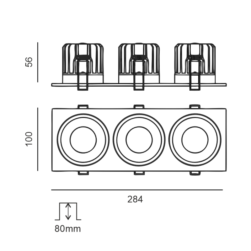 RIO F3 - schema dimensiuni