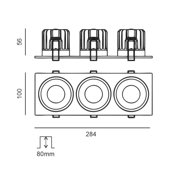 RIO F3 - schema dimensiuni