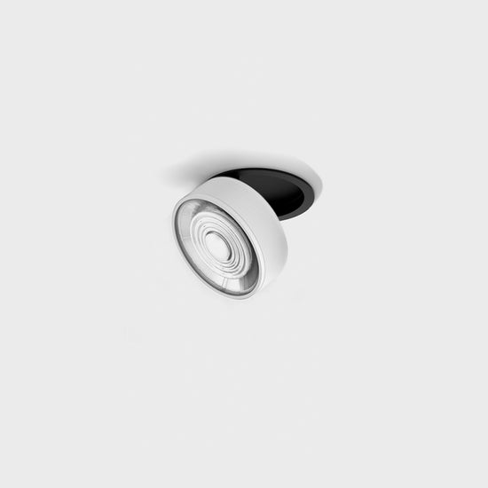 Spot LED încastrat orientabil SOL IN MINI Negru/Alb (finisaj nou) - Decorevo