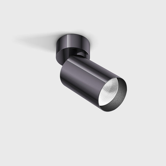 Spot LED aplicat orientabil TUB M SA 90 Diamond Black - Decorevo