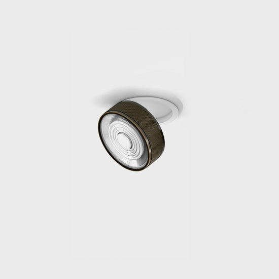 Spot LED încastrat orientabil SOL IN MINI Alb/Bronz - Decorevo