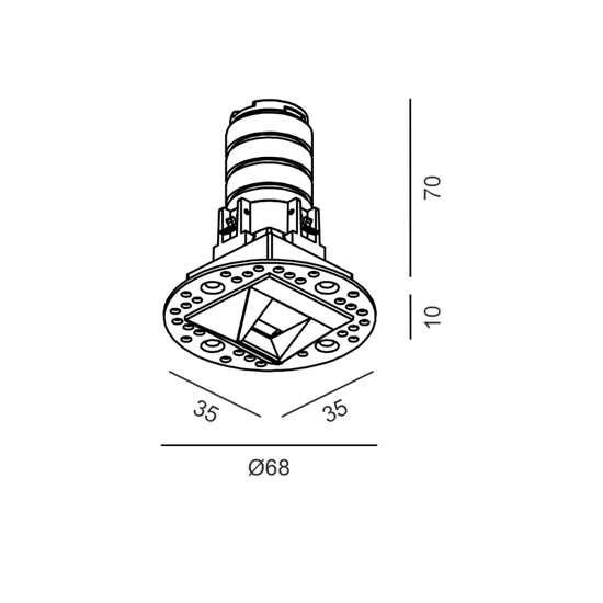 NANO S WW TRIMLESS - schema dimensiuni