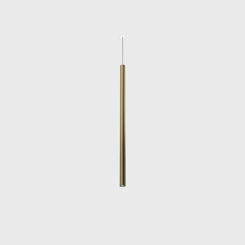 Corp de iluminat LED suspendat TUB S P 600 NANO TRIMLESS – D30mm, H600mm, bază încastrată fără ramă, IP20