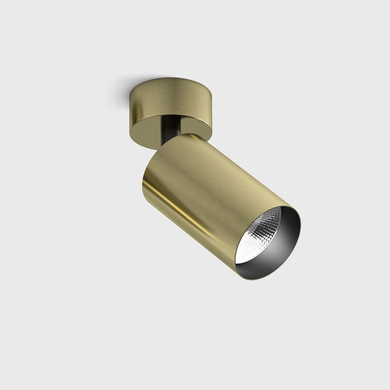 Spot LED aplicat orientabil TUB M SA 90 Alamă - Decorevo