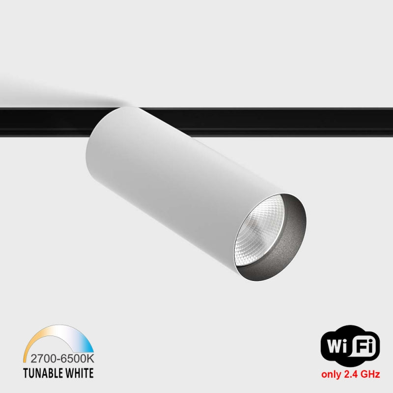Spot LED IN LINE TUB M A 140 – D52mm, H140mm, 19W, 48V DC, IP20