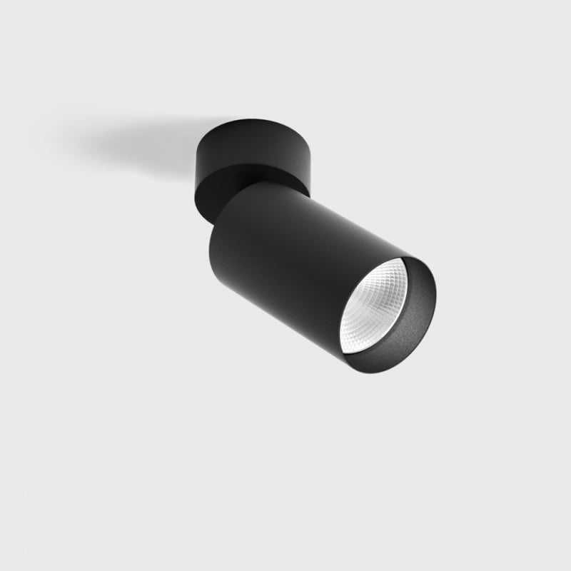 Spot LED aplicat orientabil TUB M SA 90 Negru - Decorevo