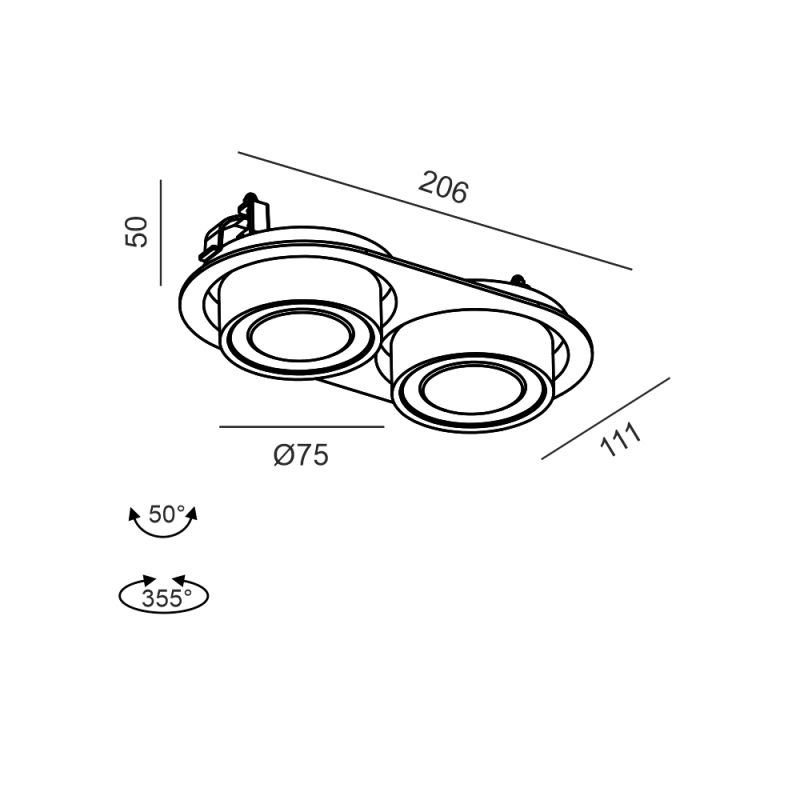SOL IN MINI X2 - schema dimensiuni