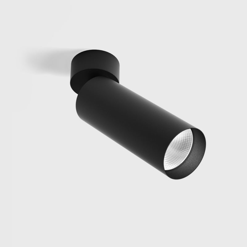 Spot LED aplicat orientabil TUB M SA 140 Negru - Decorevo