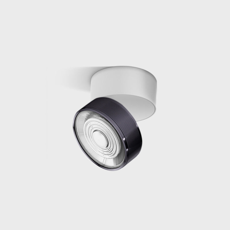 Spot LED aplicat orientabil SOL SURF Alb/Diamond Black (finisaj nou) - Decorevo