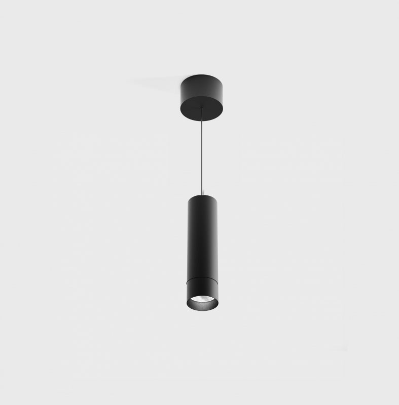 Spot LED aplicat cu tijă TUB M ZOOM Negru - Decorevo