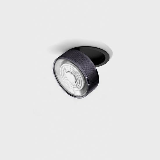 Spot LED încastrat orientabil SOL IN Negru/Diamond Black (finisaj nou) - Decorevo