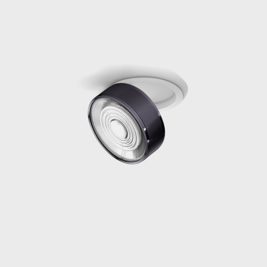 Spot LED încastrat orientabil SOL IN Alb/Diamond Black (finisaj nou) - Decorevo
