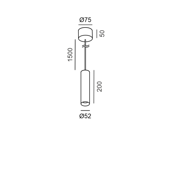 TUB M P 200 - schema dimensiuni