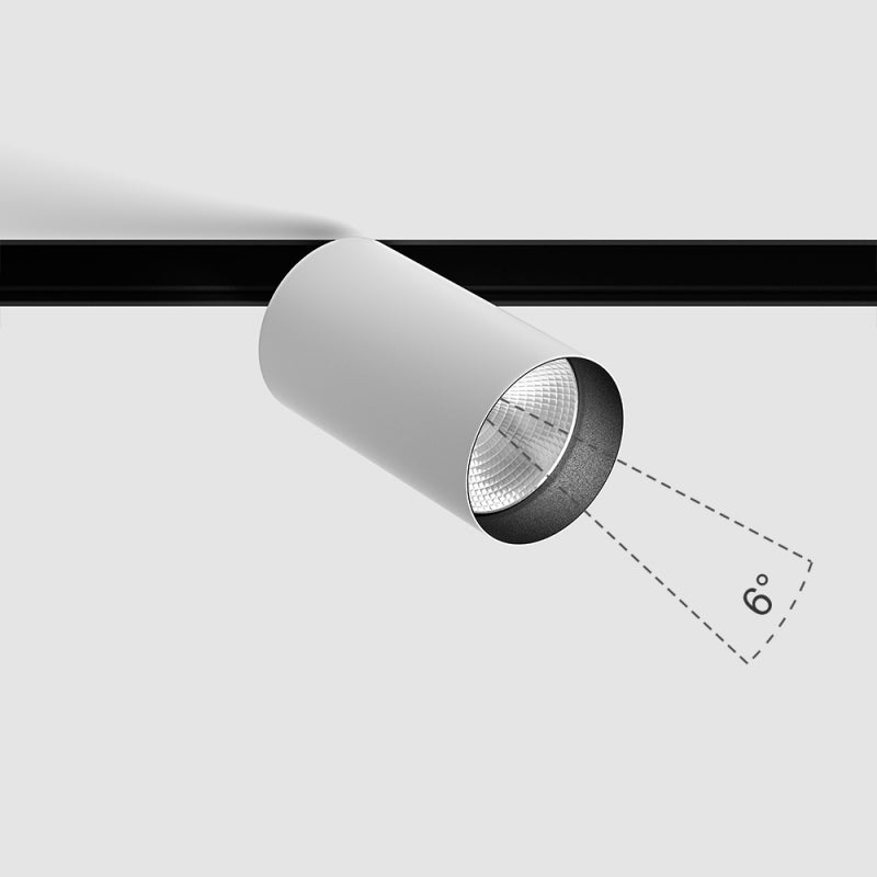 Spot LED IN LINE TUB M NB – D52mm, H90mm, 10W, 48V DC, IP20