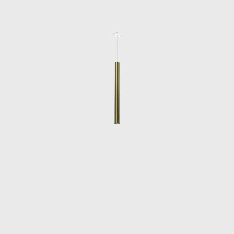 Corp de iluminat LED suspendat TUB S P 300 NANO – D30mm, H300mm, bază încastrată cu ramă, IP20