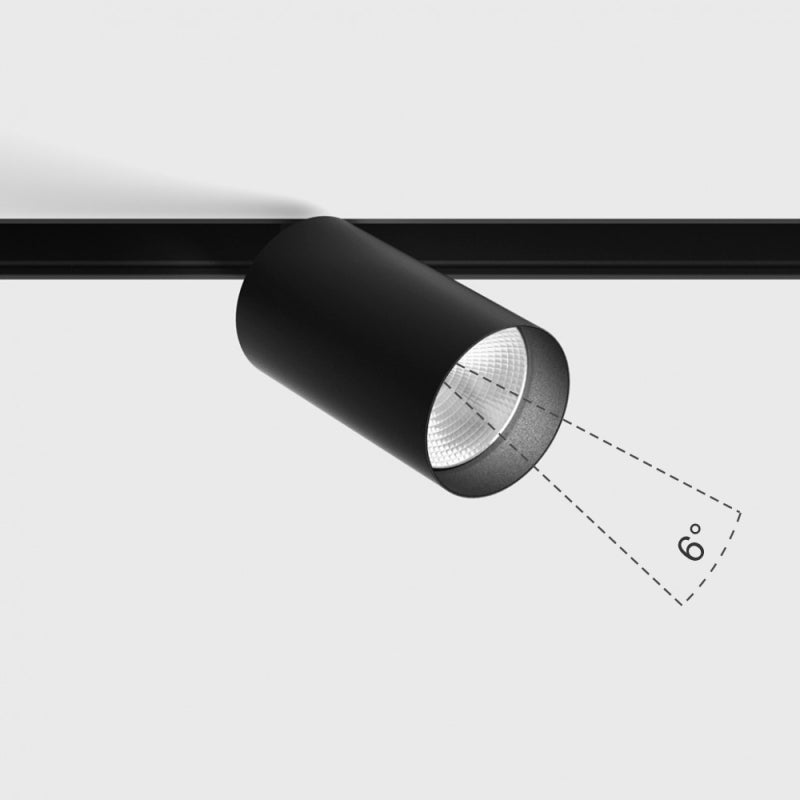 Spot LED IN LINE TUB M NB – D52mm, H90mm, 10W, 48V DC, IP20