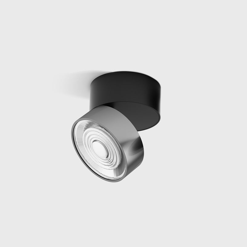 Spot LED aplicat orientabil SOL SURF Negru/Crom - Decorevo