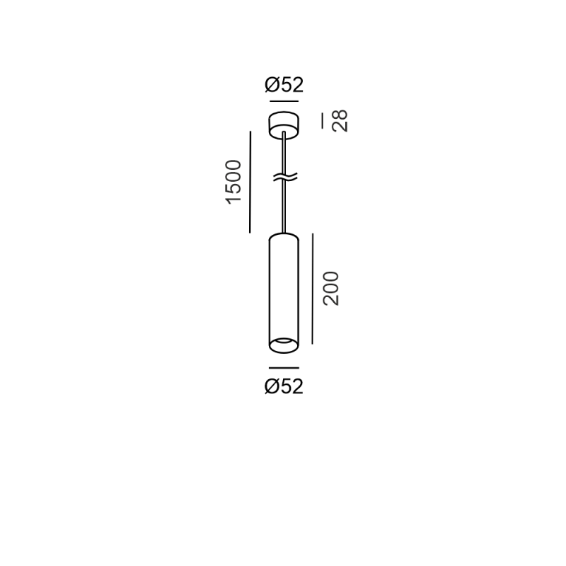 TUB M P 200 DTW - schema dimensiuni