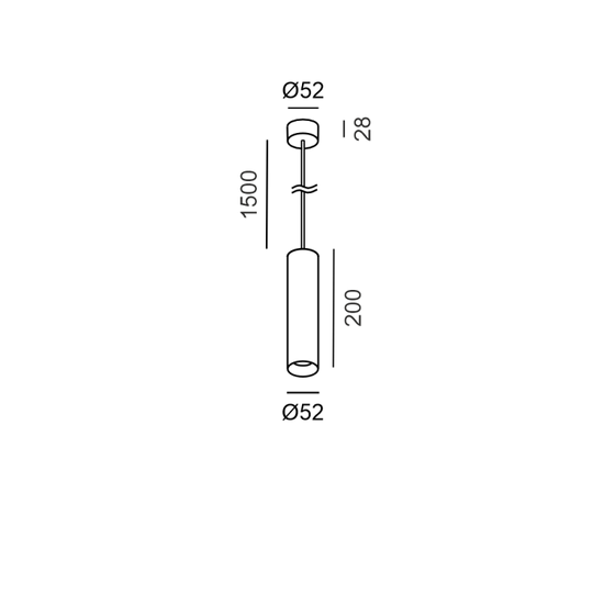 TUB M P 200 DTW - schema dimensiuni