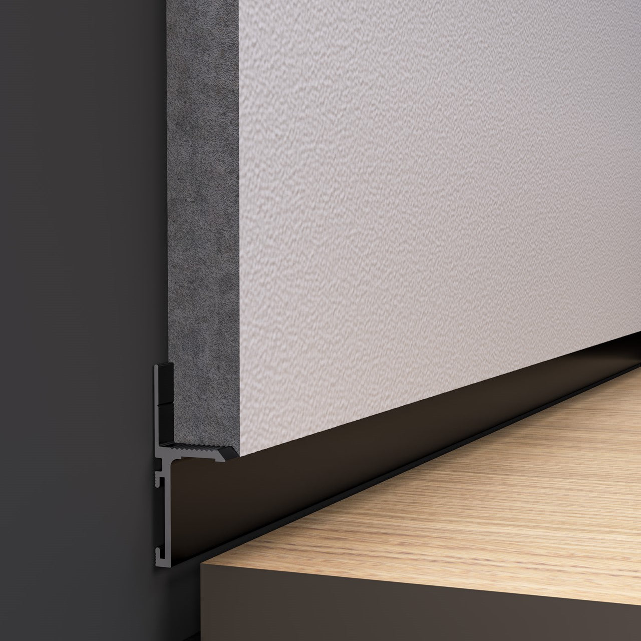 Profil Shadow Gap Aluminiu Negru Anodizat SGS20 - Decorevo