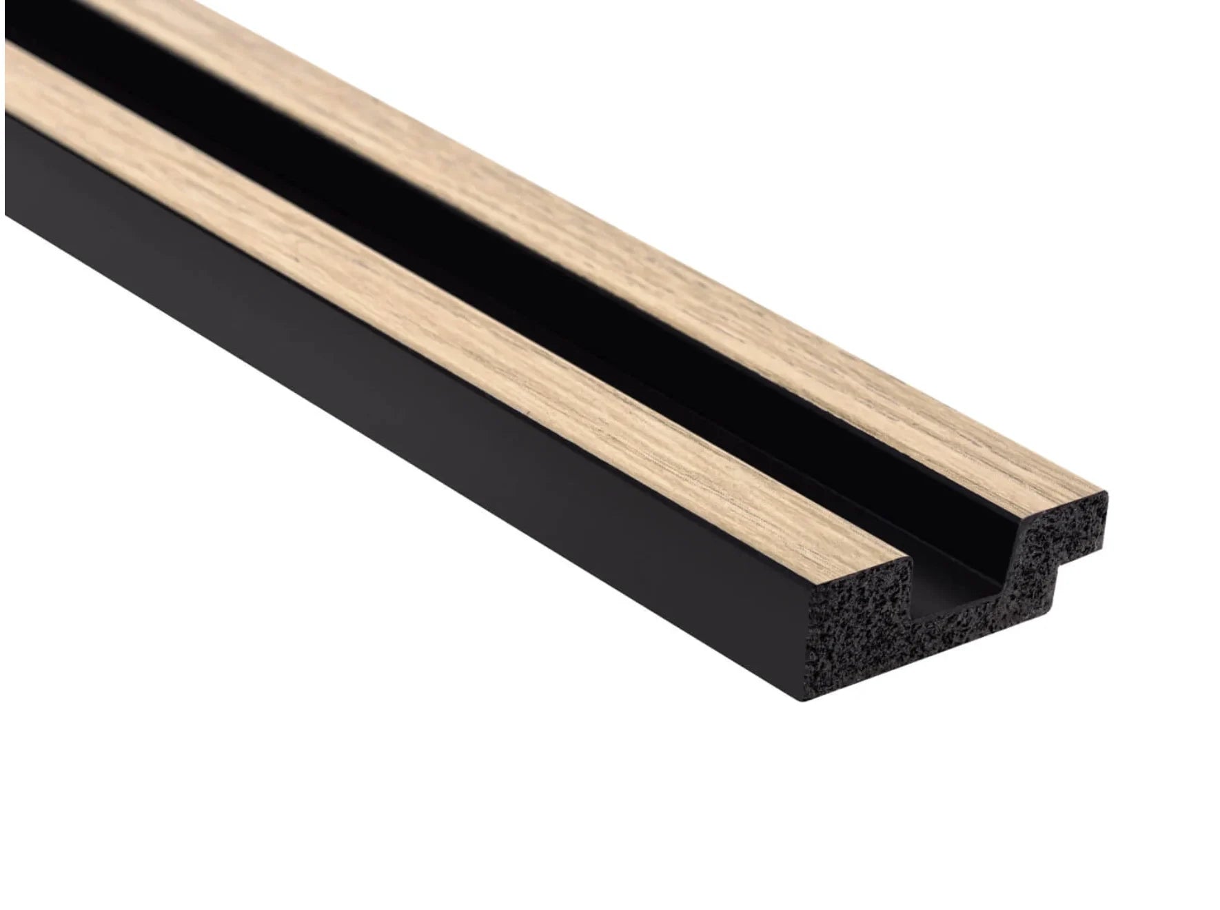 Terminație stânga pentru riflaj decorativ Stretto L0102L Light Oak