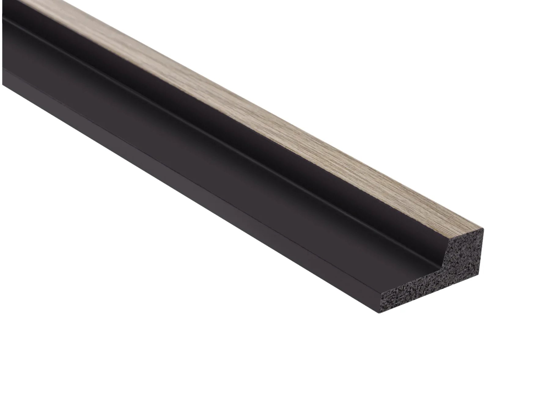 Terminație dreapta pentru riflaj decorativ Stretto L0103R Oak Grey