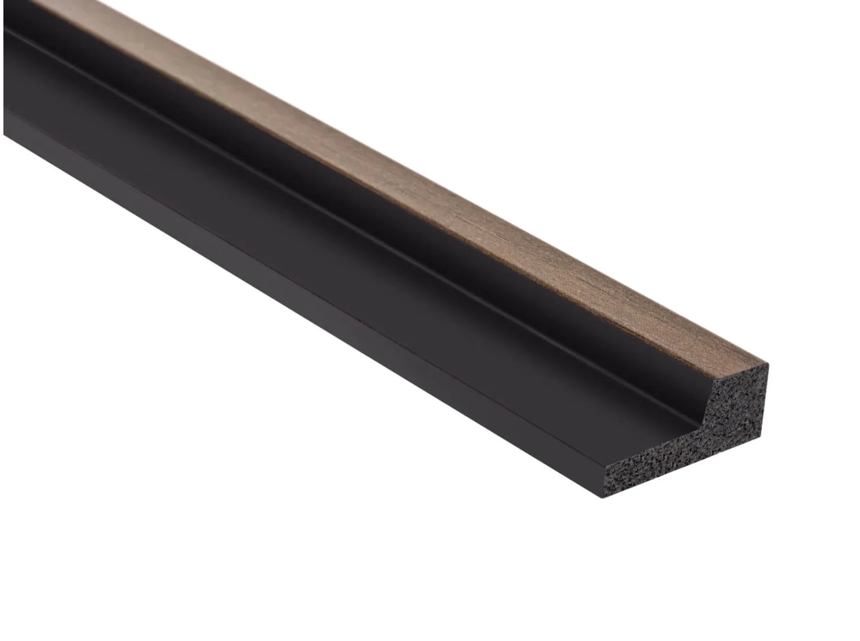 Terminație dreapta pentru riflaj decorativ Stretto L0104R Dark Oak